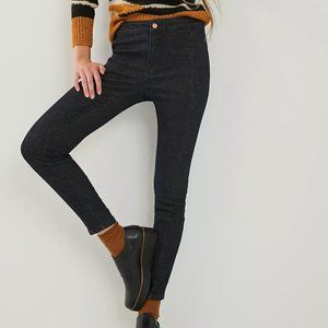 NWT Pilcro Shimmer High-Rise Denim Leggings